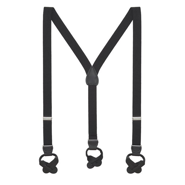 SuspenderStore Suspender Store 48 IN 1 Inch Wide Button Suspenders