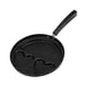 thumbnail image 4 of Sartén para huevos Sartén para panqueques Pequeña de acero inoxidable Sonrisa creativa en forma de cara Sartenes Sartén antiadherente para crepes para, 4 of 9