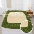 thumbnail image 3 of Simple&Opulence Linen Sheet Set-Linen Cotton Blend Bedding set-3 Pieces (1 Flat Sheet,1 Fitted Sheet&1 Pillowcase)-Soild Color Collection,Soft & Cozy,Cooling Bedding- Twin Size, Forest Green, 3 of 9