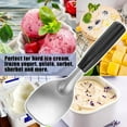 thumbnail image 3 of Fusipu Ice Cream Scoop Stainless Steel Flat Ice Cream Spade for Hard Freezed or Creamy Ice Cream Dessert, 3 of 7