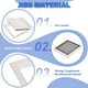 thumbnail image 3 of Rejilla de ventilación de plástico Uxcell, salida de aire ajustable, rejillas de filtro de ventilación removibles con malla incorporada 16x16 pulgadas, 3 of 7
