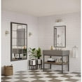 thumbnail image 2 of Beckner Collection One-Light Brushed Nickel Clear Glass Urban Industrial Bath Light, 2 of 14