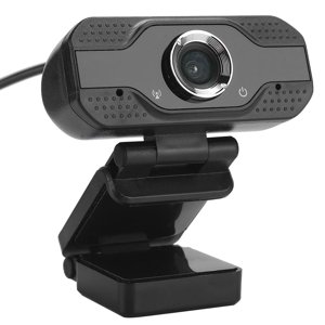 Peahefy Caméra d'ordinateur, 1080P Webcam avec Microphone, USB Webcam de bureau pour l'appel vidéo Conférence d'enregistrement, Webcam en ligne classe