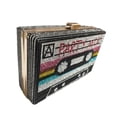 thumbnail image 3 of Bandolera Renabro para mujer, retro, con forma de radio, strass, 3 of 7