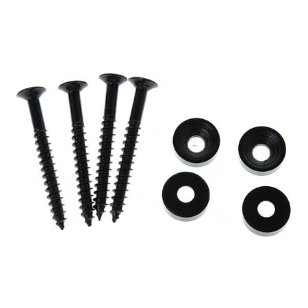 

4Pcs Electric Guitar Bass Neck Mounting Ferrules and Screws Guitar Bass Parts