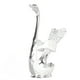 thumbnail image 1 of Cucharadita Con Soporte De Base De Cisne, Juego De Cubiertos De Cisne Decorativo Plateado De Aluminio Para Cafetería Para Helado Para Bistró, 1 of 7