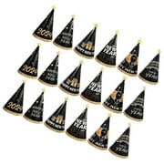 18 Pcs New Year Paper Hat Gifts New Year Paper Cone Hats Decoracin De Ao Nuevo New Year Cone Hats Child
