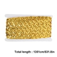 thumbnail image 2 of EeaseCA 1 Roll Sequin Braid Trim Sequin Webbing Ribbon DIY Ribbon DIY Crafts Making Sewing Trim, 2 of 7