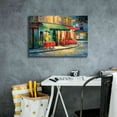 thumbnail image 4 of Epic Graffiti 'Red & Green Café' by Haixia Liu, Canvas Wall Art, 26"x18", 4 of 8
