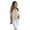 Khaki-1K, variant on Mittory Women's Dressy Casual Tops Business Work Blouses White Button Down Shirts Cap Sleeve V Neck Tshirt