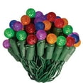 50Count BatteryOperated 8Function Multicolor LED G12 Christmas