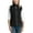 Black, variant on Womens Lightweight Microfleece Vest Polyester Sleeveless Full Zip Open Hem
