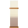 thumbnail image 3 of Viper Traditional Oak 8 Cue Wall Cue Rack, 3 of 7