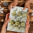 thumbnail image 6 of 30-Pack Christmas Ball Ornaments Gift Box Set - Plastic Hanging Decorations for Tree, Wedding and Party Decor - Durable, Lightweight Holiday Ornaments, 6 of 6