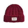thumbnail image 2 of NAISIBABY Boys Girls Beanie Hat, Soft Cute Knit Thicken Stretch Winter Warm Ski Caps Red, 2 of 3