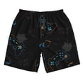 thumbnail image 4 of Bixox Men's Game Time printing Casual Classic Fit Short Summer Beach Shorts, 4 of 6