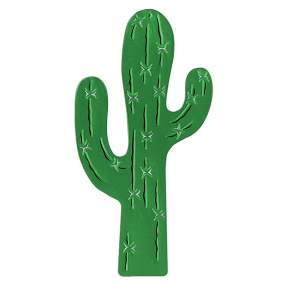 Party Central Club Pack of 24 Green Wild West Cactus Silhouette Cutout Party Decorations 17"