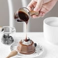 thumbnail image 4 of Olla de Vidrio para , de Limpiar, Utensilios de Cocina Pulidos a Mano con Mango de Madera, Microondas, Lavavajillas, Resistente para Cocina 50ml Baoblaze mini ollas de leche, 4 of 7