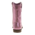 thumbnail image 3 of Laura Ashley Girls Cowgirl Boots. (Little Kids Toddler)Pink Metallic, Size: 9, 3 of 6