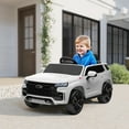 thumbnail image 2 of Aosom Voiture Électrique pour Tout-Petit 12V sous Licence Chevrolet TAHOE, Voiture Électrique Blanche, 2 of 9