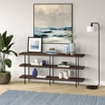 thumbnail image 5 of Evelyn&Zoe Harper 64" Wide Rectangular Console Table in Alder Brown, 5 of 8
