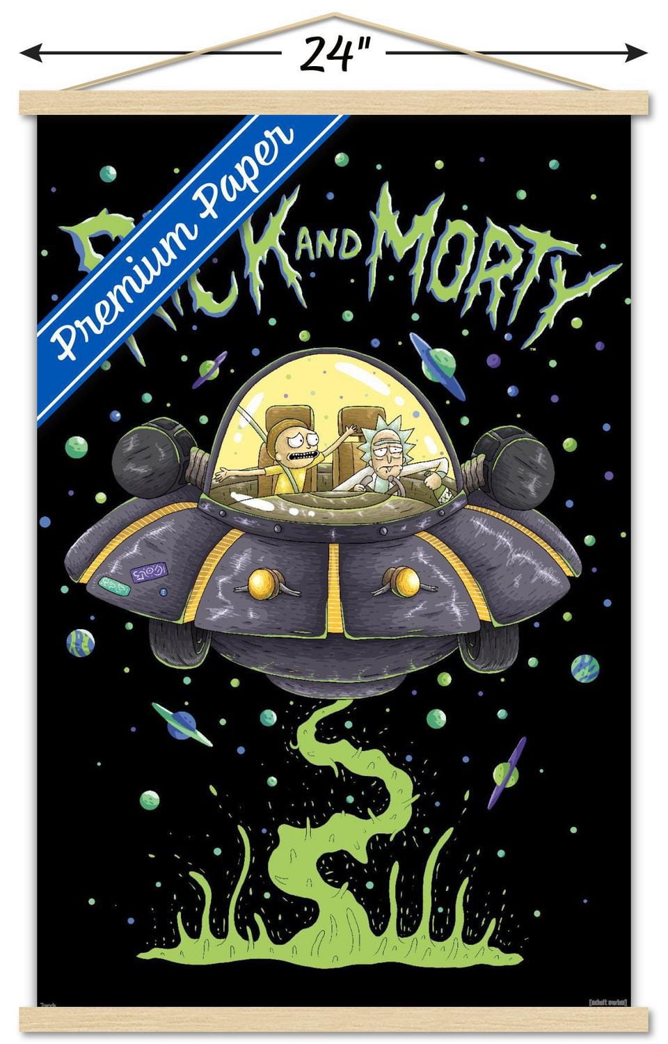 Rick And Morty - Ship Wall Poster, 22.375" x 34"