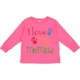 thumbnail image 3 of Inktastic I Love My Memaw Girls Long Sleeve Toddler T-Shirt, 3 of 5