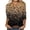 Gold, variant on Women Summer Tops Women Printed Shirt 3/ 4 Sleeve Tunic Tops Crewneck Blouse Tshirt Sports under Shirt Long Sleeve Long Dress Blouse Work Oversized Thin Gold 2XL