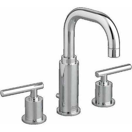 American Standard Heritage Lavatory Faucet - American Standard 2064.831.002 Serin Widespread Lavatory Faucet with Metal Lever Handles and Metal Pop-Up Drain, Available in Various Colors