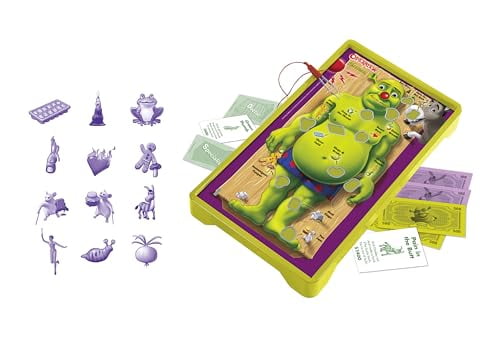 OPERATION :Shrek - Collectible Silly Skill Board Game, Perform Surgery On Shrek, Removing Parts & Buzzer, Licensed, Family & Kids Ages 6+, 1+ Players