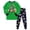 H6-Green, variant on Child Boy Pjs Clothing for Kids 5T 6T 7T 8Y 9Y 10Y Long Sleeve Shirt Elastic Waist Pants 2Pcs Cute Set Boys Fall Winter Outfits Sizes 5-6 Years,Black