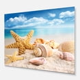 thumbnail image 2 of Starfish and Seashells on Beach 40.00" x 30.00" Photography Art Prints, by Designart, 2 of 5