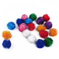 thumbnail image 4 of Cat Interactive Sound Paper Self-healing Color Bright Silk Glitter Toy Ball 50 Pcs A Pack, 4 of 8