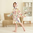 thumbnail image 4 of FORMRS Niños Bathrobe Unisex Hooded Robe Soft Plush Pajamas Sleepwear, Size 7-9T, Beach Toys Pattern, 4 of 7