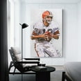 thumbnail image 3 of Bernie Kosar Poster Canvas Poster Picture Print Canvas Poster Wall Paint Art Posters Decor Modern Home Artworks Gift 24x36inch(60x90cm), 3 of 6