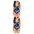 thumbnail image 3 of Soidarity Traje de baño ajustado con volantes sexy para mujer Traje de baño con cuello en V profundo Ahueca hacia fuera sin espalda Ropa de baño Type1 NO1 Soidarity CBP582097, 3 of 6