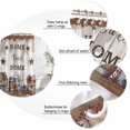 thumbnail image 6 of Farmhouse Waterproof Fabric Shower Curtain,Retro Country Star Berry Vintage Wood Grain Waterproof Fabric Shower Curtain for Bathroom Curtains Bathtubs Shower Curtains with 12 Hooks Standard 72x72, 6 of 8