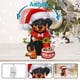 thumbnail image 5 of Ornamentos Escritorio Pintura Diamantes Kit Navidad Cabeza Agitación Acrílica Gato Naranja, 5 of 9