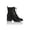 Black, variant on Women's Wide Width Rita Wide Width Brown Ankle Boot