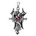 thumbnail image 3 of YTC Summit Dragon Gothic Cross Pendant Collectible Medallion Necklace Accessory, 3 of 3