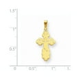 thumbnail image 3 of 14k Yellow Gold Eastern Orthodox Cross Charm Pendant, 3 of 4