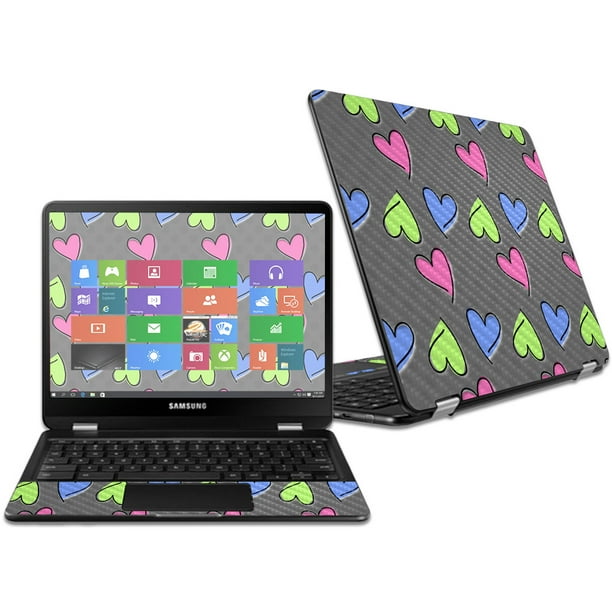 Download Colorful Skin For Samsung Chromebook Pro 12.3" | Protective, Durable Textured Carbon Fiber ...