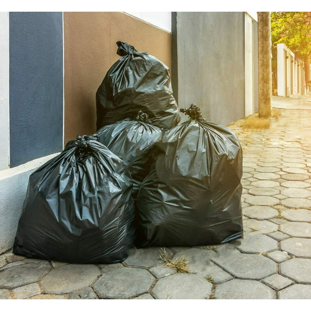 Large black online bin bags