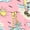 Pink, variant on Disney Men's and Big Men's Mickey Mouse Wander Graphic Button-Up Shirt, Sizes XS-5XL