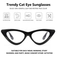 thumbnail image 2 of Gafas de Ojo de Gato LIKSMU con Bloqueo de Luz Azul y Montura Estrecha, 2 of 5