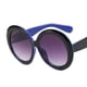 thumbnail image 1 of Gafas de sol redondas grandes para mujer, lentes de gran tamaño, estilo Retro, Vintage, degradado, negro, de lujo, 2023 Fivean unisex, 1 of 2