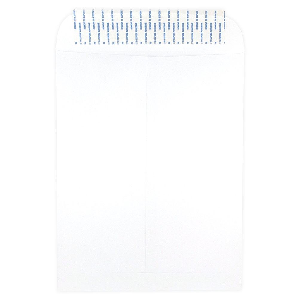JAM Paper 10 x 13 Open End Catalog Envelopes with Peel & Seal Closure, White, 100 per Pack