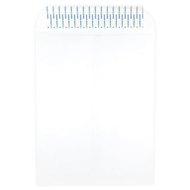 JAM Paper 10 x 13 Open End Catalog Envelopes with Peel & Seal Closure, White, 50 per Pack