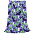 thumbnail image 2 of Fuzoiu Cute Halloween Print Ultra-Soft Micro Fleece Blanket,All Seasons Flannel Throw, Lightweight Blanket for Bed, Sofa, Couch, Movie Night, Camping, and Travel-80"x60", 2 of 7