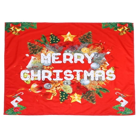 

Creative Christmas Table Cloth Scene Layout Prop Christmas Table Runner